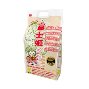 富士姬之淡雪 3.0 天然淨白豆乳 豆腐貓砂 綠茶味 18L - 原裝行貨 (新舊包裝隨機發貨)