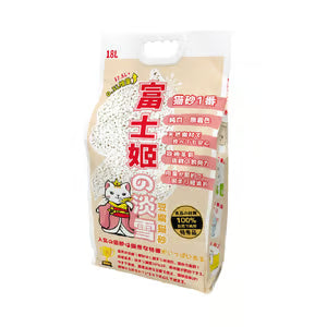 富士姬之淡雪 3.0 天然淨白豆乳 豆腐貓砂 原味 18L - 原裝行貨 (新舊包裝隨機發貨)