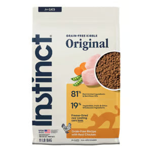 Instinct 貓糧 本能 貓糧 無穀物雞肉配方 11lb (658566) (新包裝)